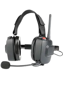 B-62 2 Way Radio Heavy Duty Noise Cancelling Headphones with Mic and Metal Boom Arm