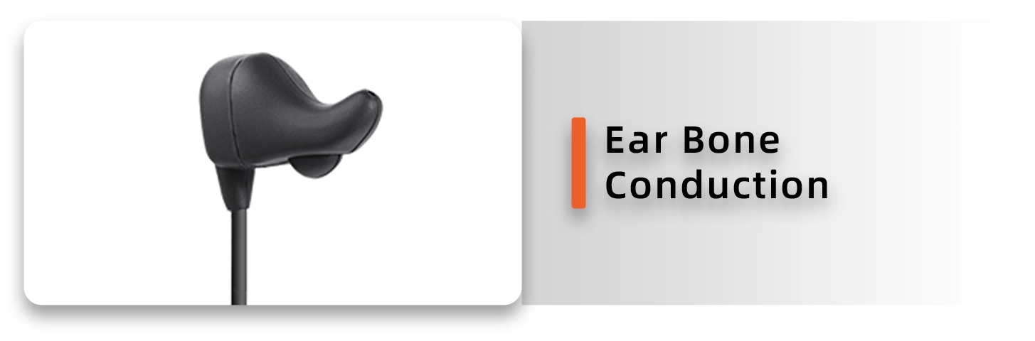 Details of EM-5033 Radio Ear Bone Conduction Microphone Earpiece with Finger PTT