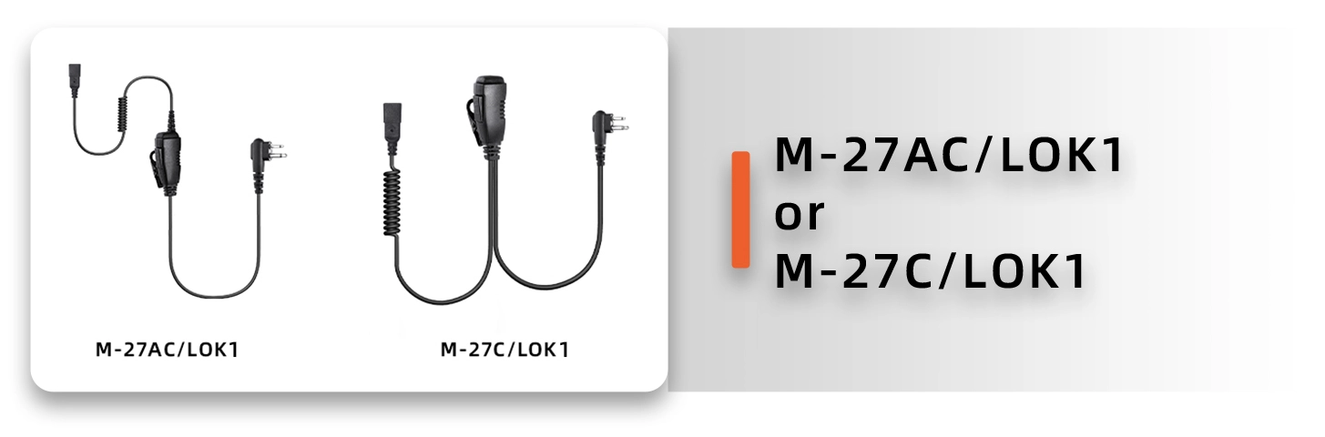 Details of E-30/LOK 1 C-Shaped Ear Hook LOK Earpiece with Rubber Earbud