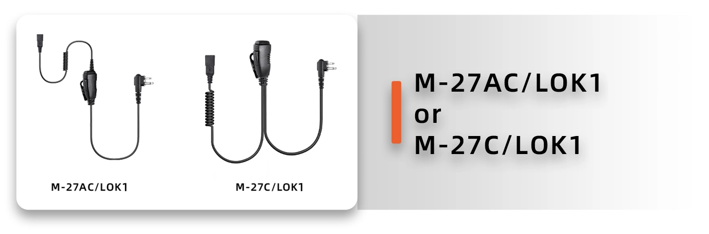 Details of E-33/LOK 1 Two Way Radio C-Shaped Swivel Earpiece