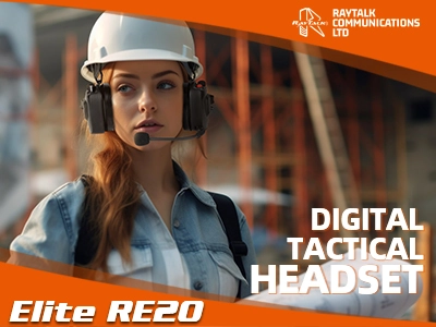 Elite RE20 Tactical Headset - Reliable for Industrial and Tactical Use