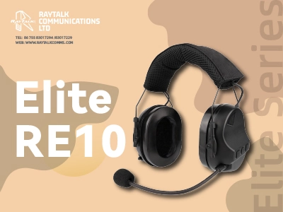 Elite RE10 Tactical Headset - Hearing Protection and Situational Awareness