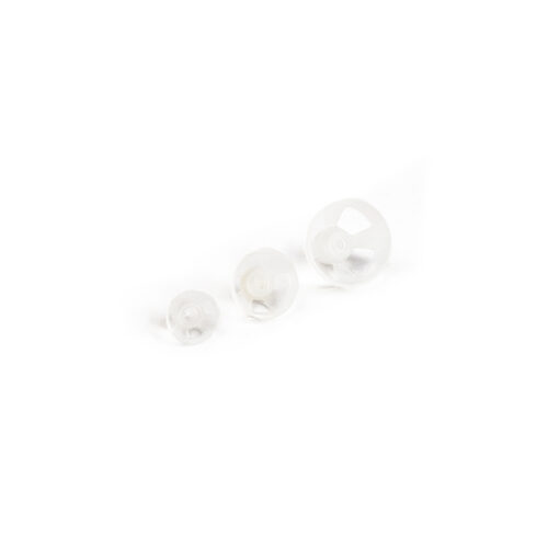 E 47 police earpiece and mic available in three sizes large medium and small for a comfortable fit to different ear shapes