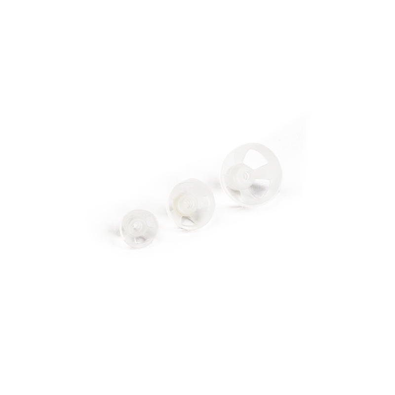 E 47 police earpiece and mic available in three sizes large medium and small for a comfortable fit to different ear shapes