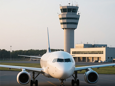 The air traffic control center directs each aircraft to fly safely.