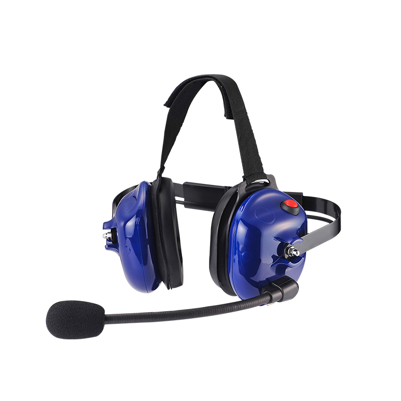 B-50Q blue heavy duty headset with mic