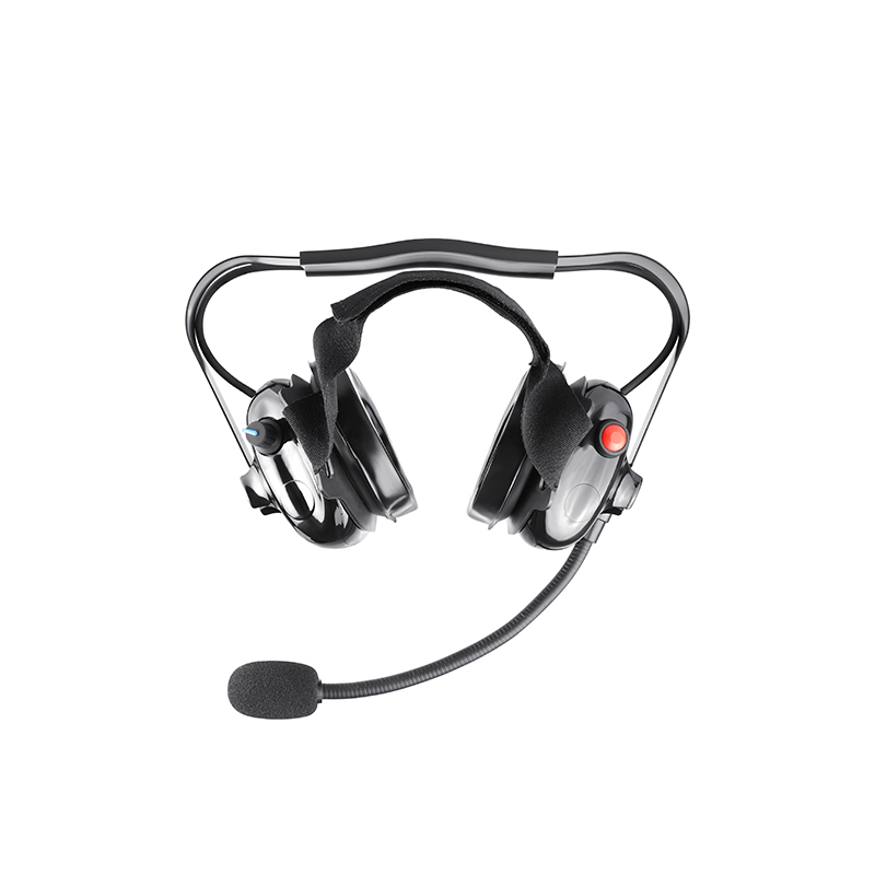Overhead view of B-50Q industrial noise-cancelling headset