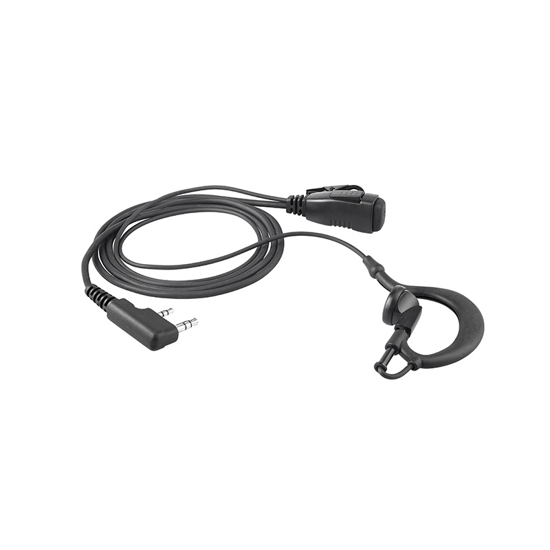 Radio surveillance kit EM-2027 with I2 connector, compatible with Icom radios IC-F3, IC-M5, and PB20