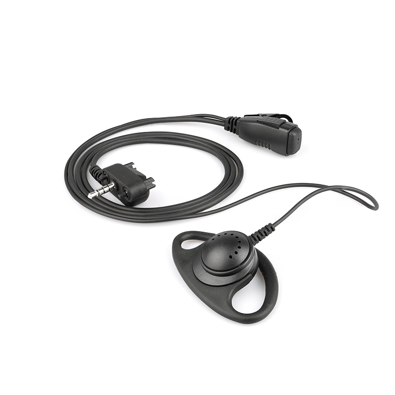 EM-3227 communication earpiece with Y2 plug and PTT, compatible with Vertex radios