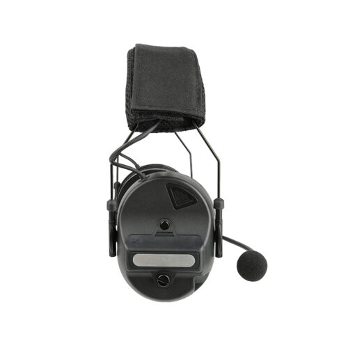 Side view of RE10 Black military-grade headset