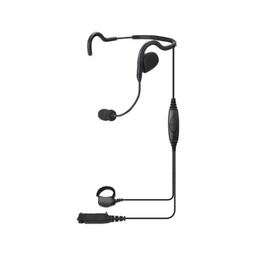 RHS-0636 tactical communications headset with finger ring PTT
