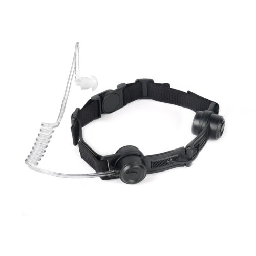 RTM-0340 throat microphone with acoustic tube earpiece