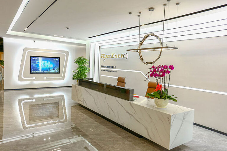 RayTalk new office reception