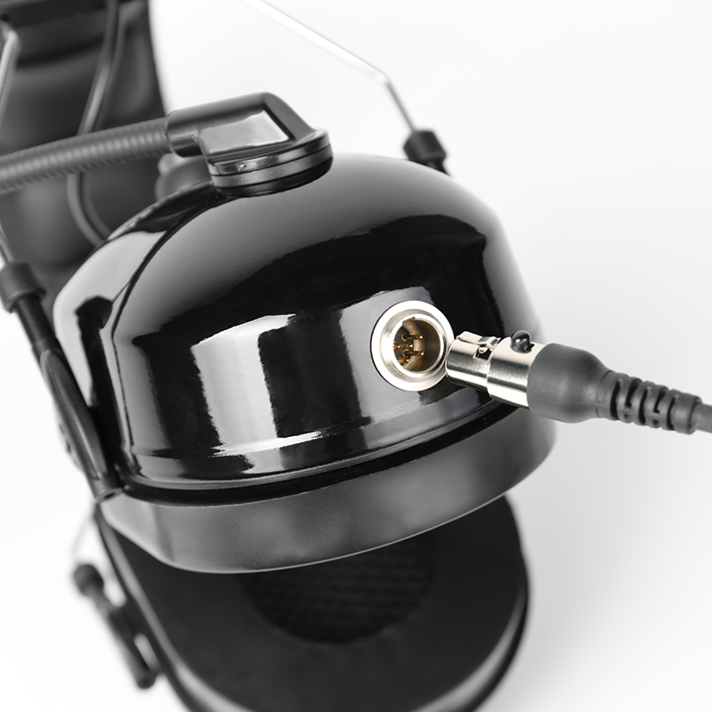 RAN-3000Q durable headphones RAN-3000Q durable headphones with XLR quick-release cable port