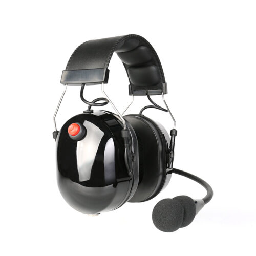 RAN-3000Q sturdy headphones with red PTT button RAN-3000Q sturdy headphones with red PTT button