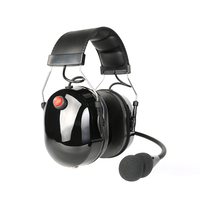 RAN-3000Q sturdy headphones with red PTT button RAN-3000Q sturdy headphones with red PTT button