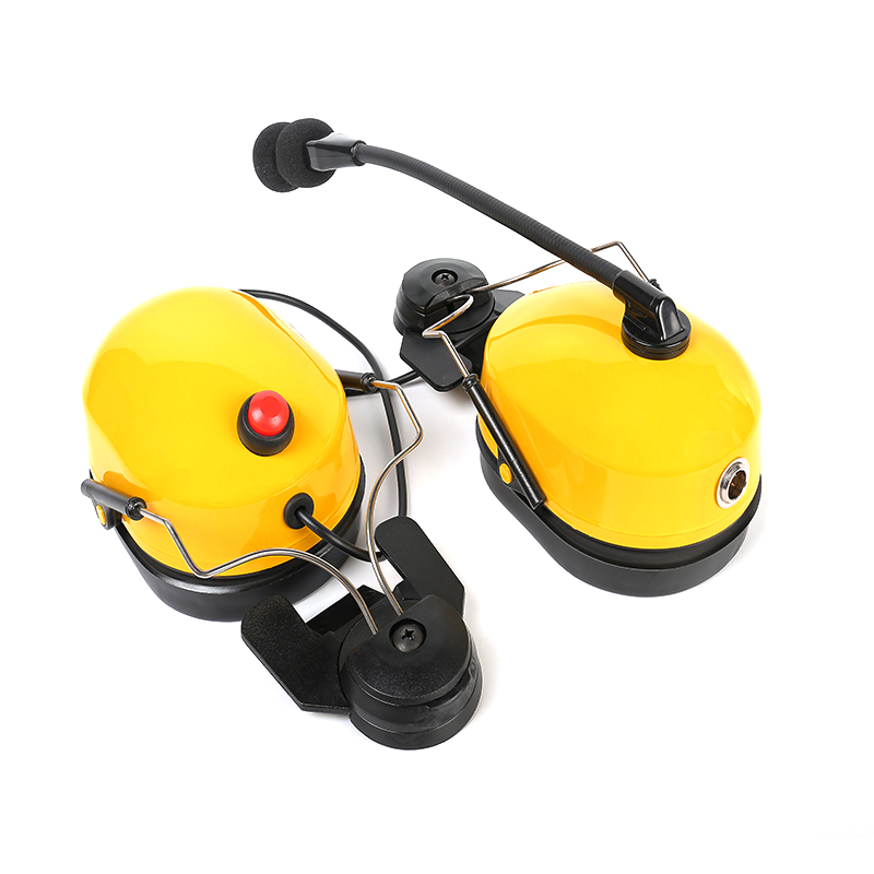 RAN-3100Q are the best yellow durable headphones with a helmet-mounted design RAN-3100Q are the best yellow durable headphones with a helmet-mounted design