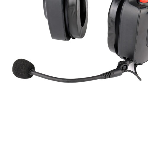 RE-20 military headset with adjustable flexible microphone