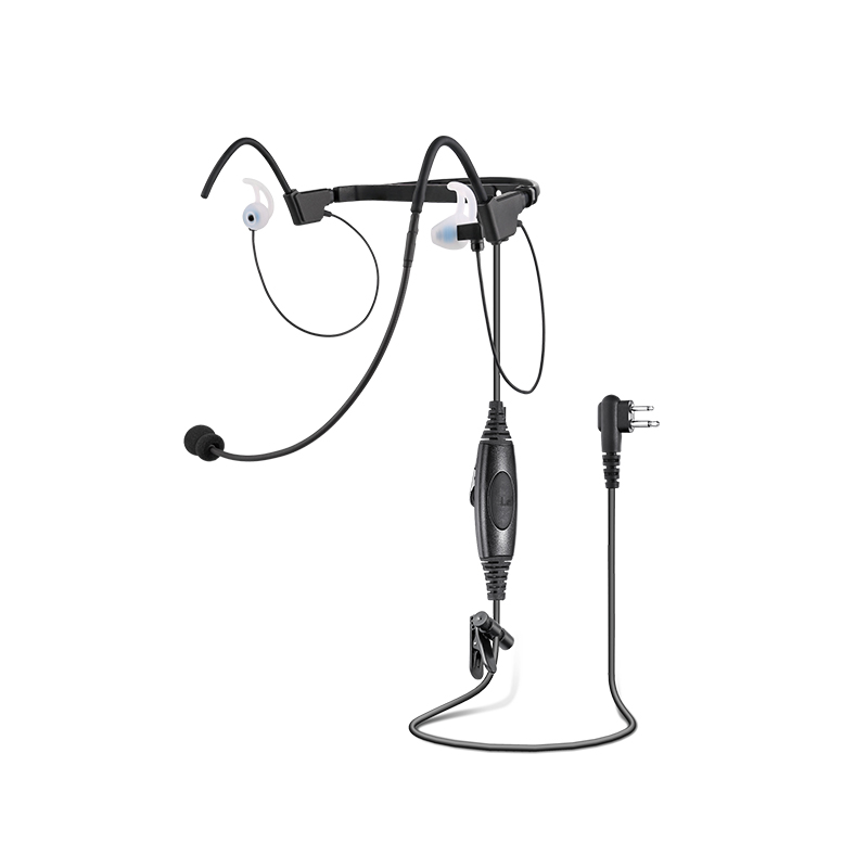 RHS-07 behind the head tactical earpiece with ptt full view
