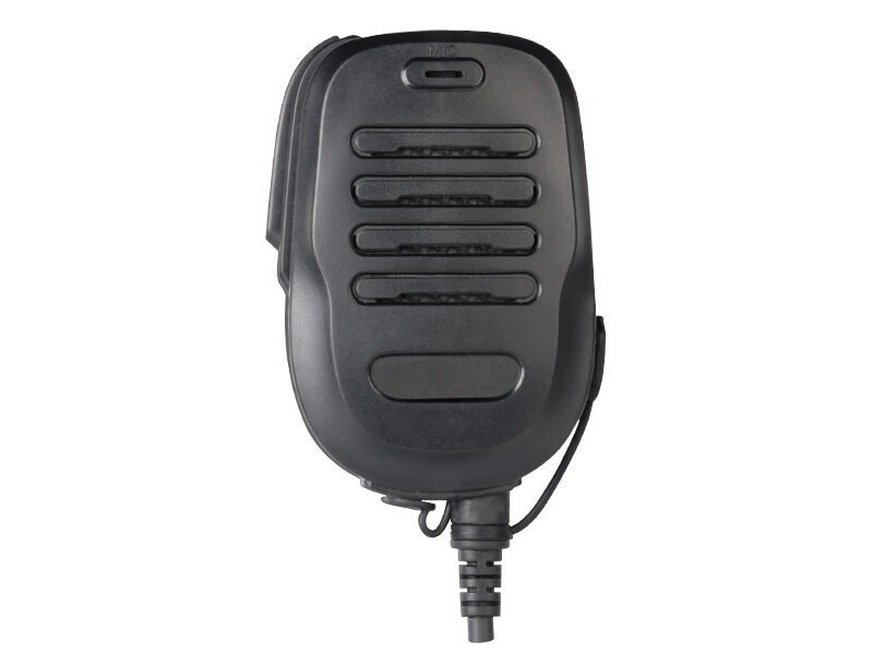 RSM-150 microphone for walkie talkie Front view of RSM-150/CC Walkie Talkie Speaker Microphone