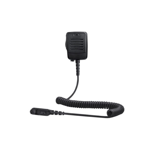 RSM-500 remote speaker microphone compatible with Motorola, with connectors also available for Kenwood radios