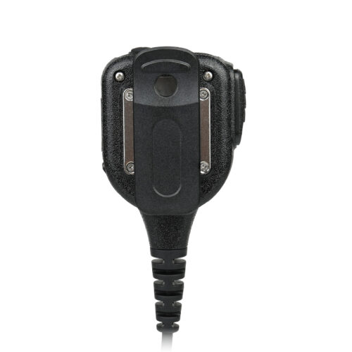 RSM-800 speaker mic featuring a 360-degree rotatable rear clip for secure attachment RSM-800 speaker mic featuring a 360-degree rotatable rear clip for secure attachment
