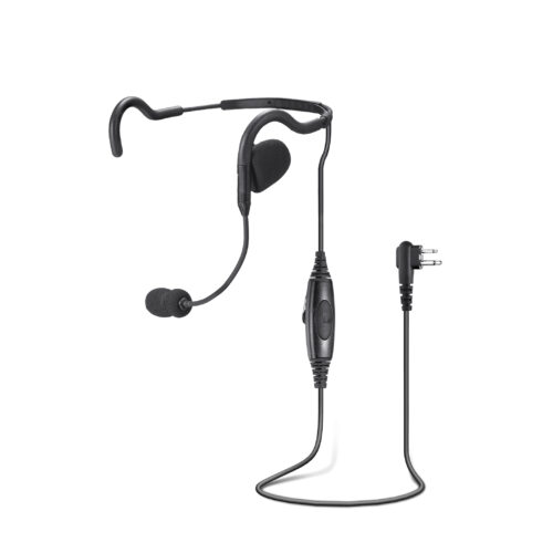 RHS-0636 tactical headphones with cable and ptt full view