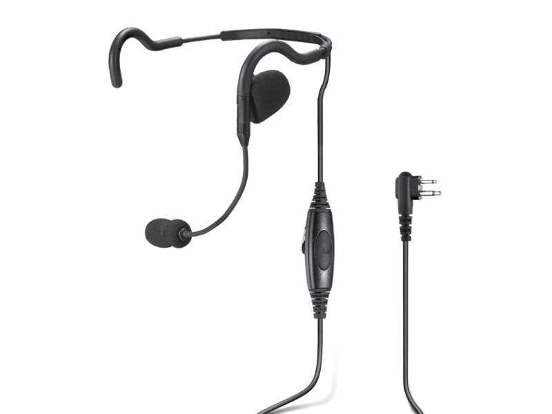 RHS-0636 tactical headphones with cable and ptt full view