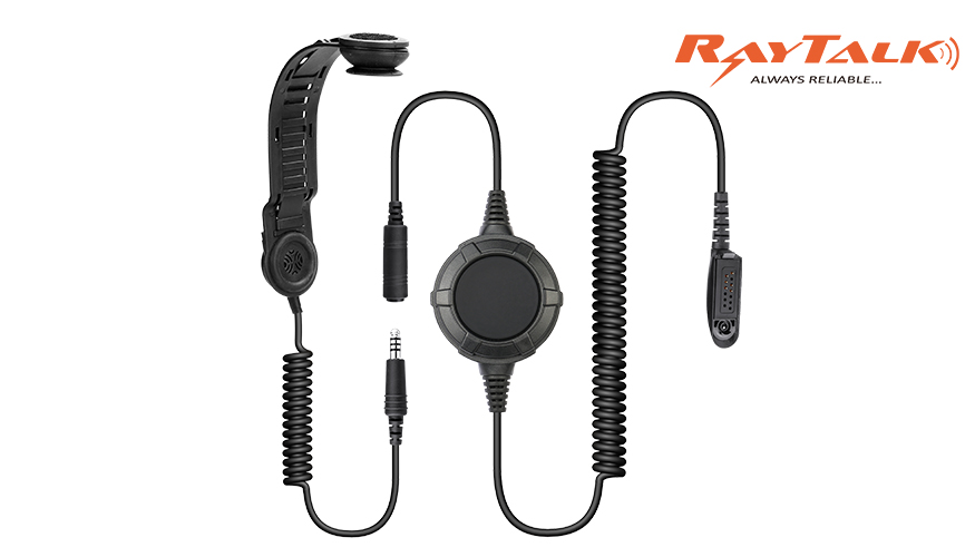 skull microphone earphone for walkie talkie