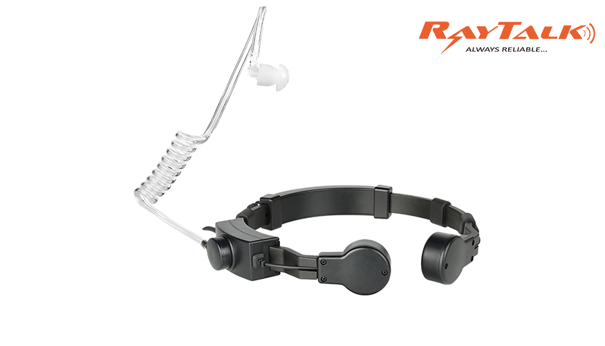 throat mic with earpiece walkie talkies