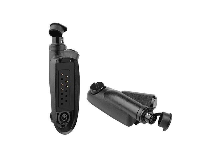 AP-M2-HRS6F/PTT Walkie Talkie Earpiece Adapter-For Motorola GP328/GP338/GP340 to Hirose 6 Pin Connector with Flat PTT