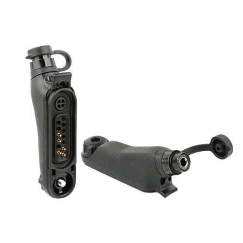 Auricolari HYS Per Motorola R7, R7a, MXP600, APX, N30, N50, ION – Tubo Trasparente E Microfono, Neri