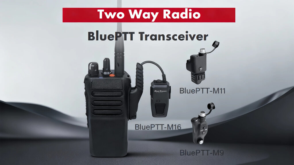 Bluetooth PTT Transceivers for two way radios
