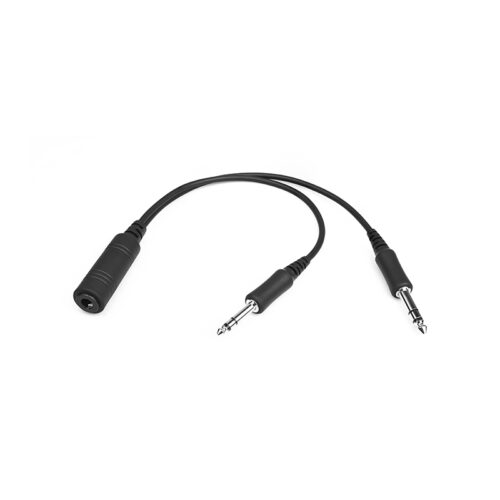 CB-02 (2) CB-02 Helicopter Headset Plug to GA Fixed Wing Aircraft Cable Adapter
