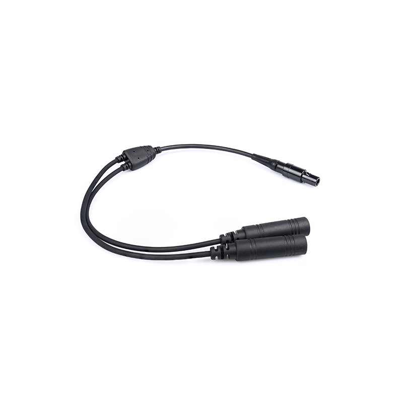 CB-08 GA Headset to 6 Pin LEMO Connector Cable