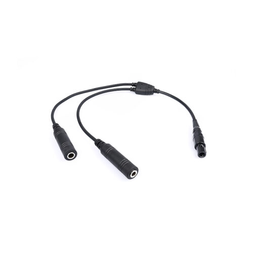 CB-08 GA Headset to 6 Pin LEMO Connector Cable