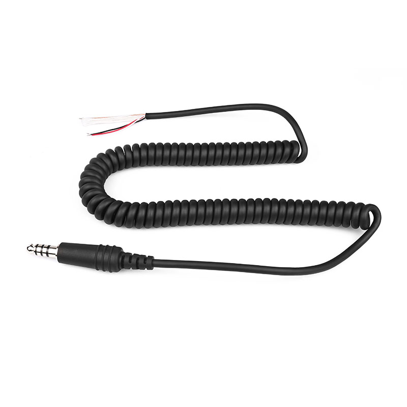 CB-15 (3) CB-15 Replace Helicopter Headset Coiled Cord