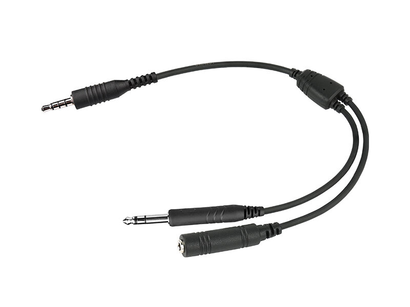 CB-21 Flight Audio Recording Cable for Fixed Wing