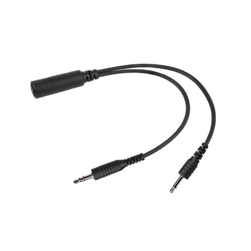 CB-26 CB-26 Aviation Headset Adapter Cable Helicopter to 3.5mm and 2.5mm