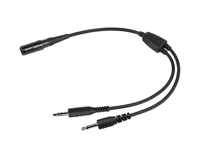 CB-27 Adapter Lemo 6 Pin Female Cable to 3.5mm and 2.5mm