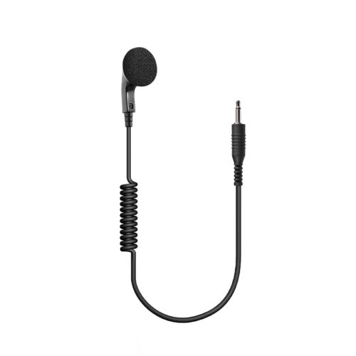 E-10C Listen Only Earpiece with Sponge Cover 3.5mm plug