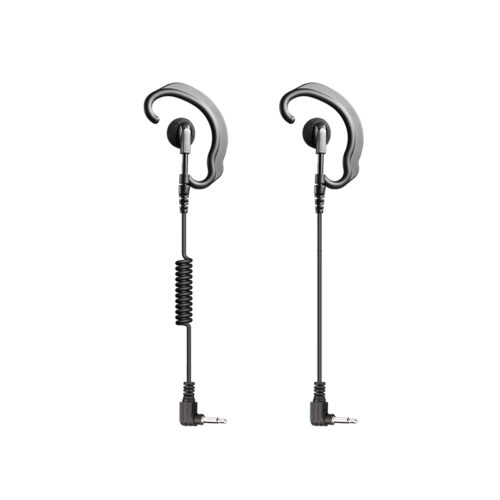 E-28C G-Ring Adjustable Ear Hook Listen Only Earpiece