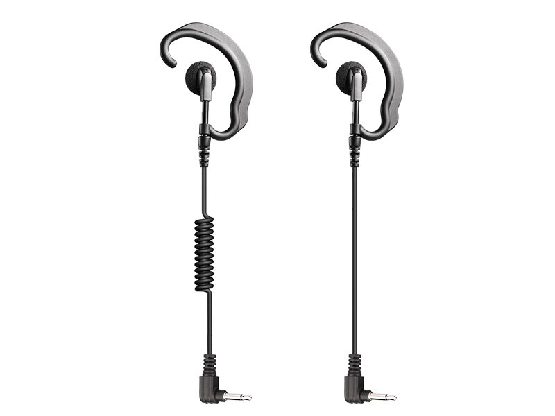 E-28C G-Ring Adjustable Ear Hook Listen Only Earpiece