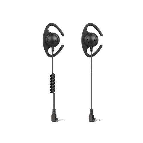 E-31C D Shape Earhook Listen Only Earpiece