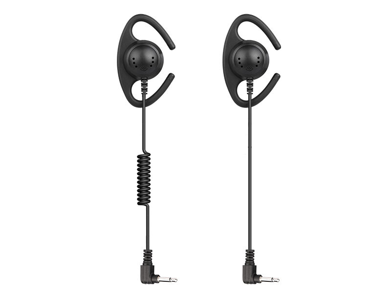E-31C D Shape Earhook Listen Only Earpiece