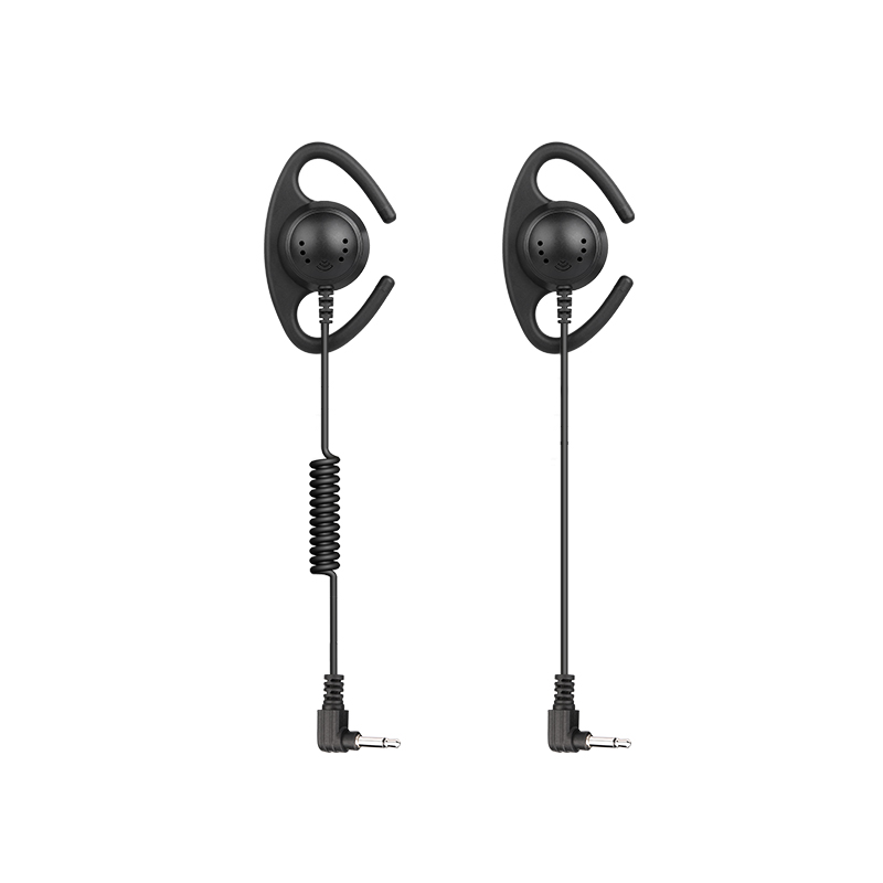 E-31C D Shape Earhook Listen Only Earpiece