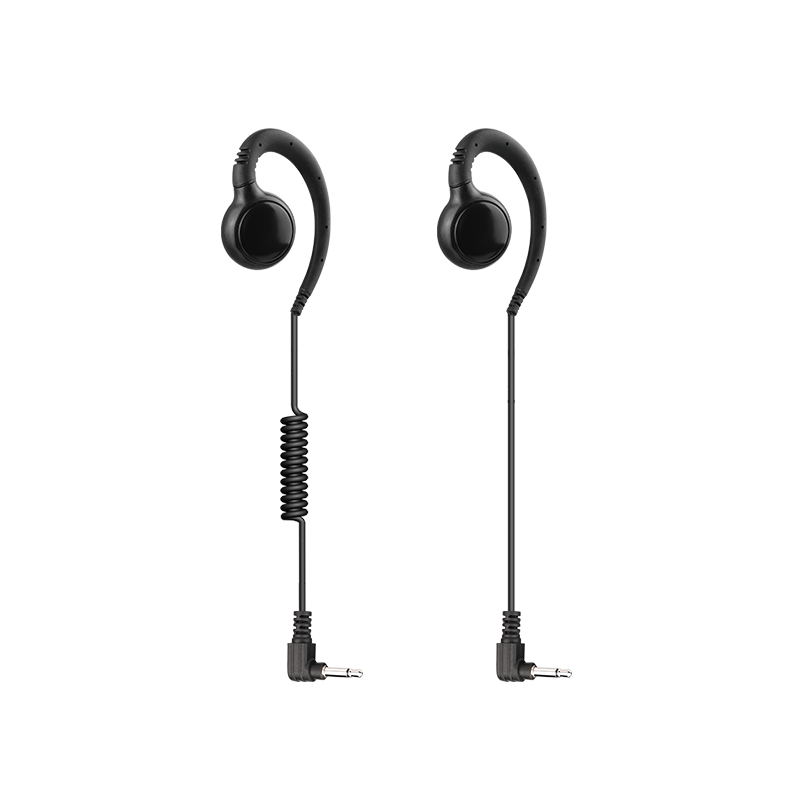 E-33C C-Ring Swivel Listen Only Earpiece-3.5mm or 2.5mm Plug