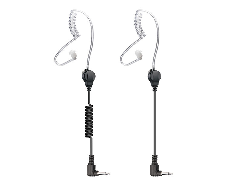 E-40-3.5L2 E-40C Clear Tube Listen Only Earpiece with Metal Clip