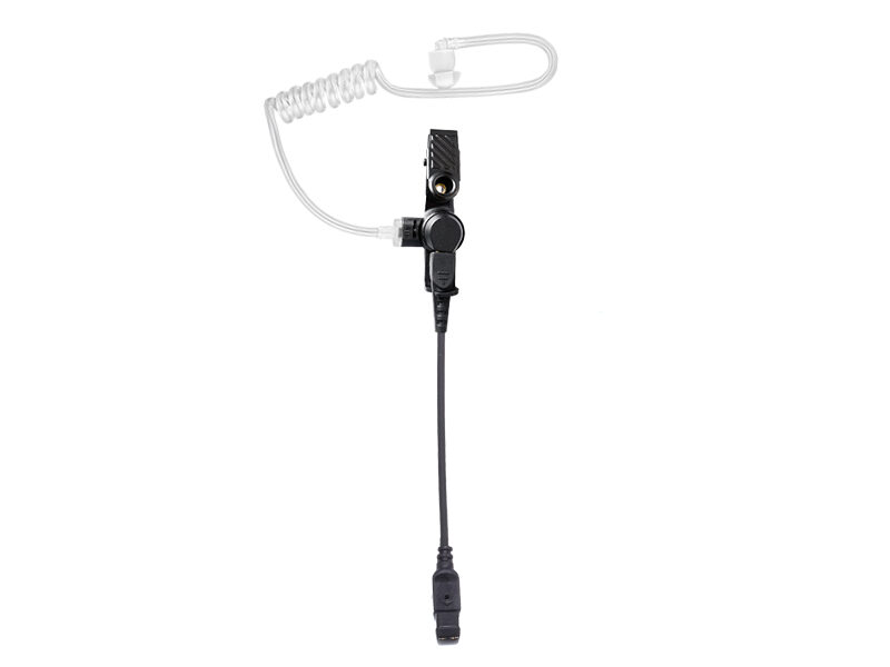 E-42/LOK 1 Single Wire Coiled Clear Tube Earphone