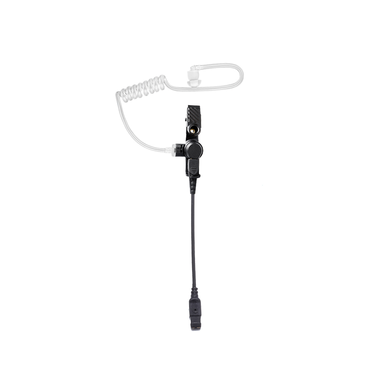 E-42/LOK 1 Single Wire Coiled Clear Tube Earphone